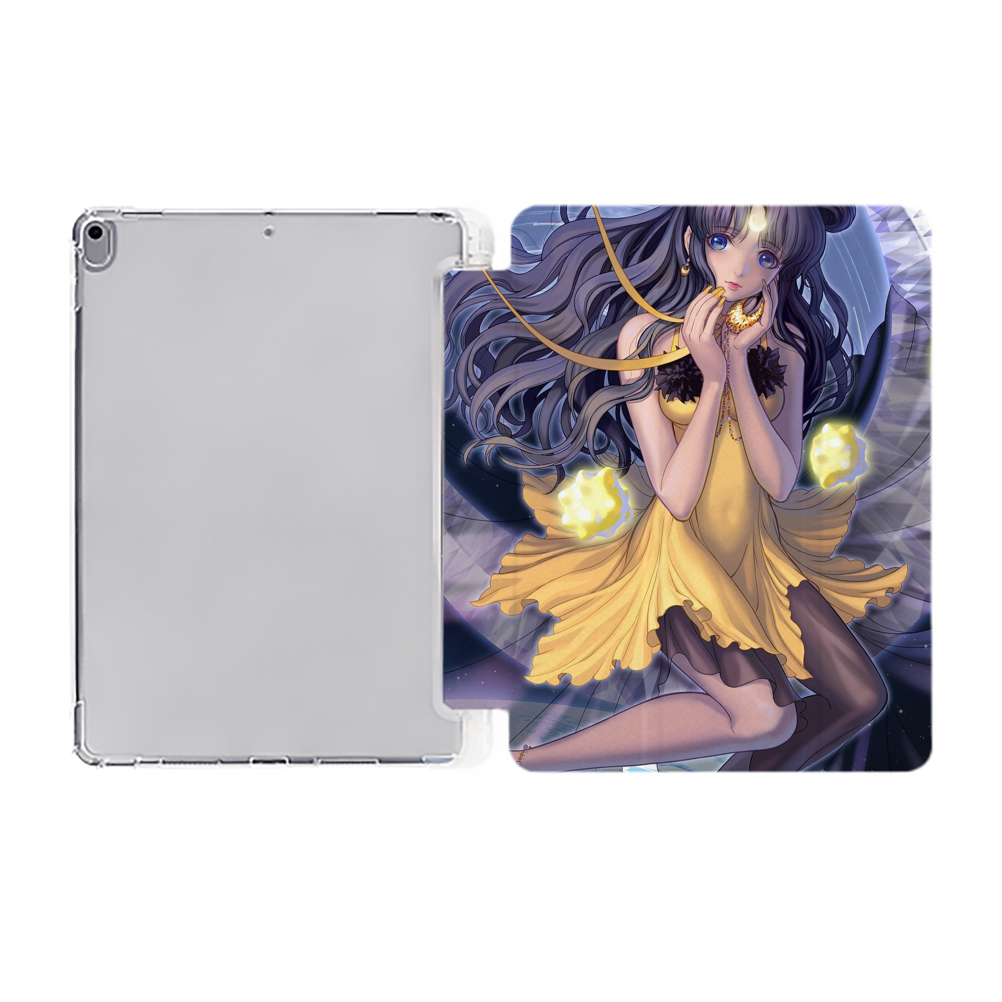 （画像用） 美少女戦士セーラームーン Sailor Moon IPad ケース ペン収納付き 三つ折りスタンド PUレザー×シリコン 対応機種9.5/10.5/10.9インチ